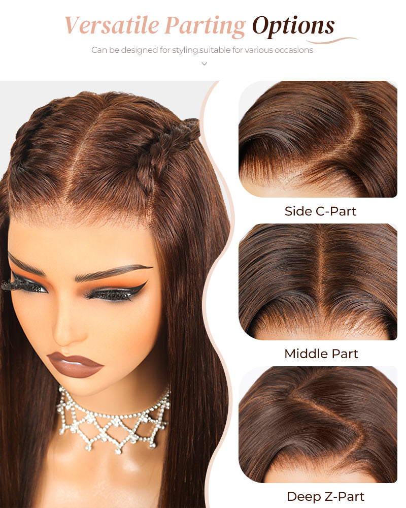 Arabella 13x6 Three-Go™ Glueless Extra Long Wig Bohemian Curl With Drawstring Natural Black 100% Human Hair Wig