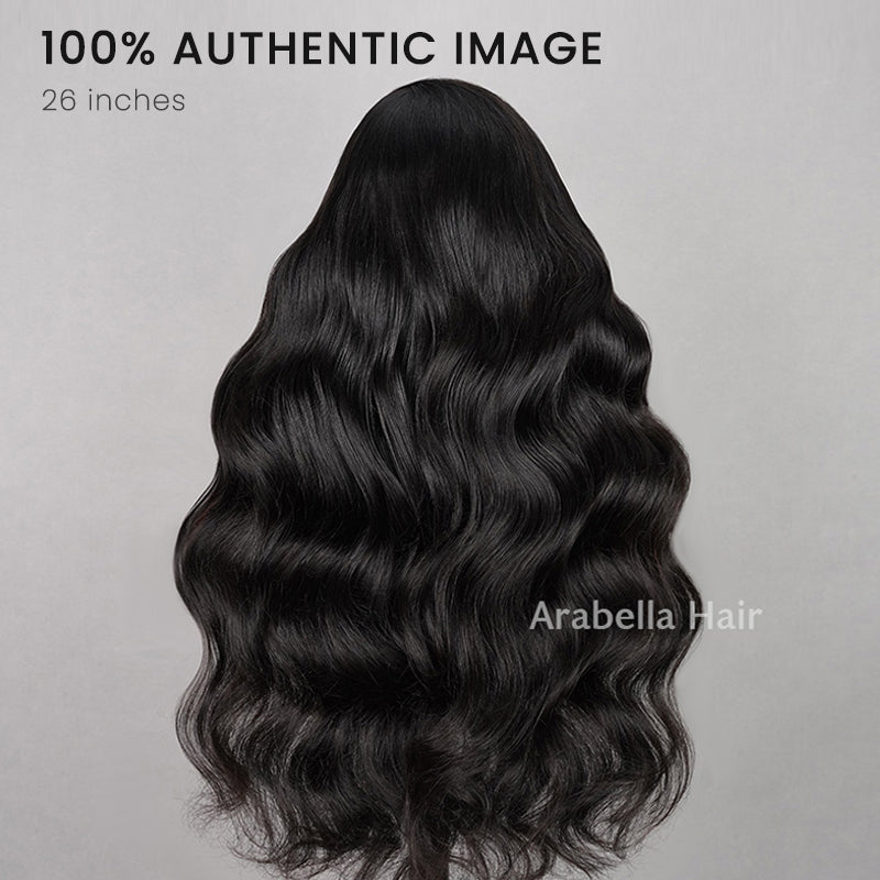Arabella 6x5/13x4 Lace Glueless Loose Body Wave Wig Pre-cut Lace Natural Black Beginner Friendly