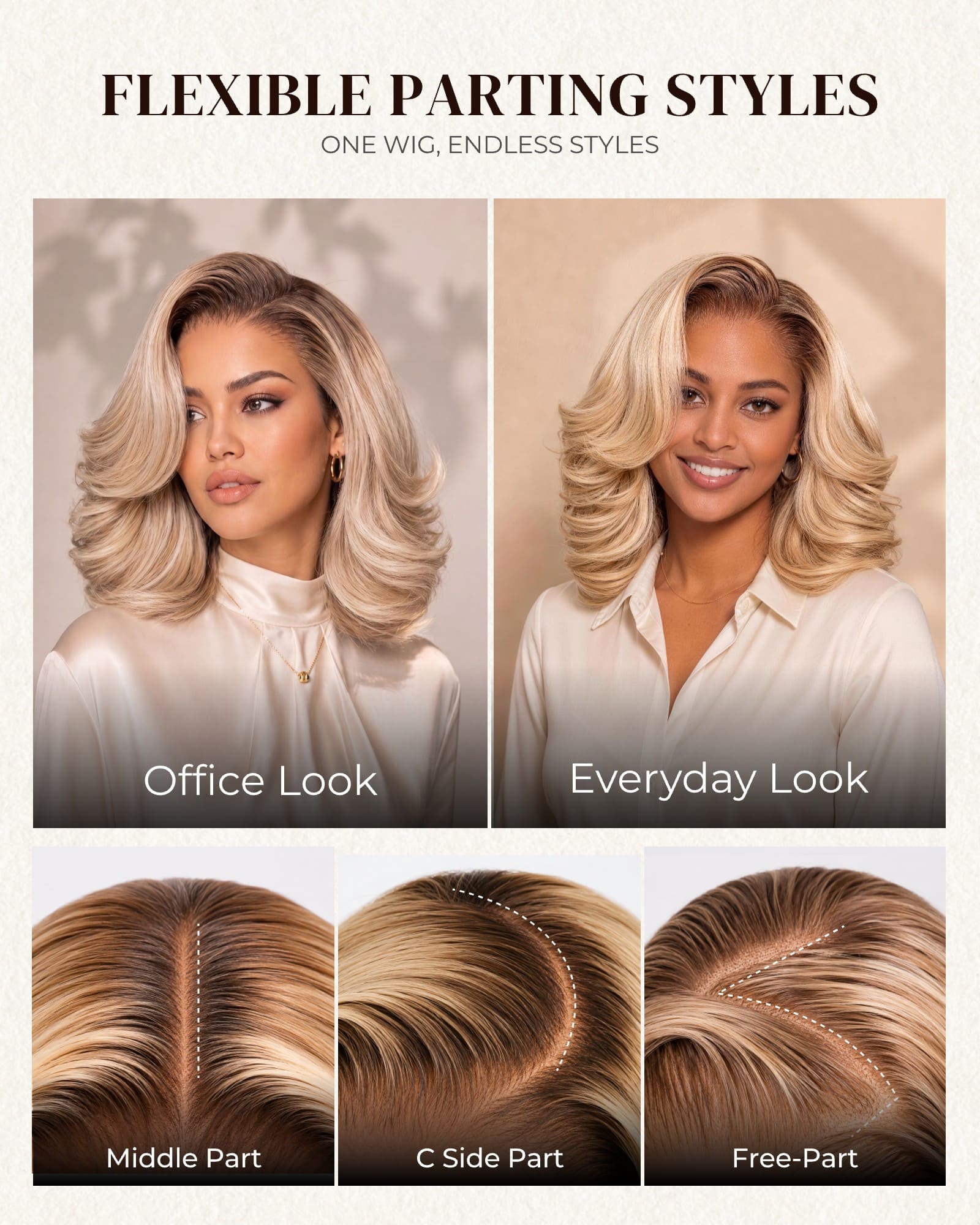 Arabella 6x5 invisible knots Glueless Loose Body Wave Bob Wig Pre-cut Lace Brown Blonde Ombre Beginner Friendly