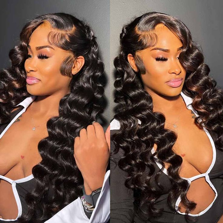 【30" Super Sale】Minimalist Series Glueless 13x4 Lace Front Pre-Bleached Knots Natural Black Body Wave/Straight/Curly Human Hair Wig