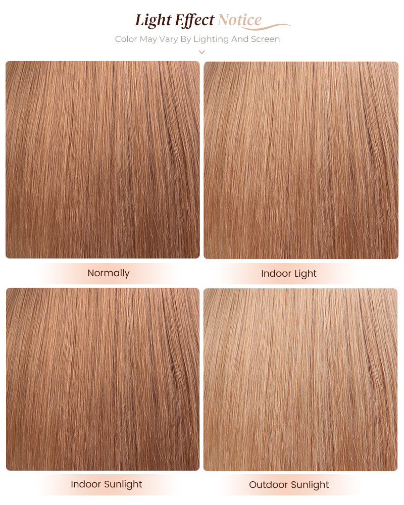 Arabella 6x5/13x4 Lace Glueless Milk Tea Brown Straight Wig Pre-cut Lace Beginner Friendly