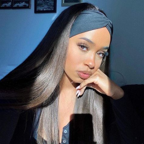 20"=$90 | Arabella Machine Made Natural Black Straight Wig For Beginners 100% human hair wig