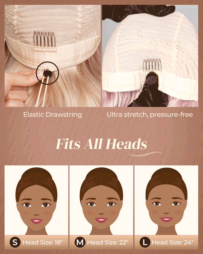 Arabella 13x6 Pre-All Glueless Ash Blonde Ombre Loose Body Wave/Silky Straight Wig Invisible Knots Realistic Hairline