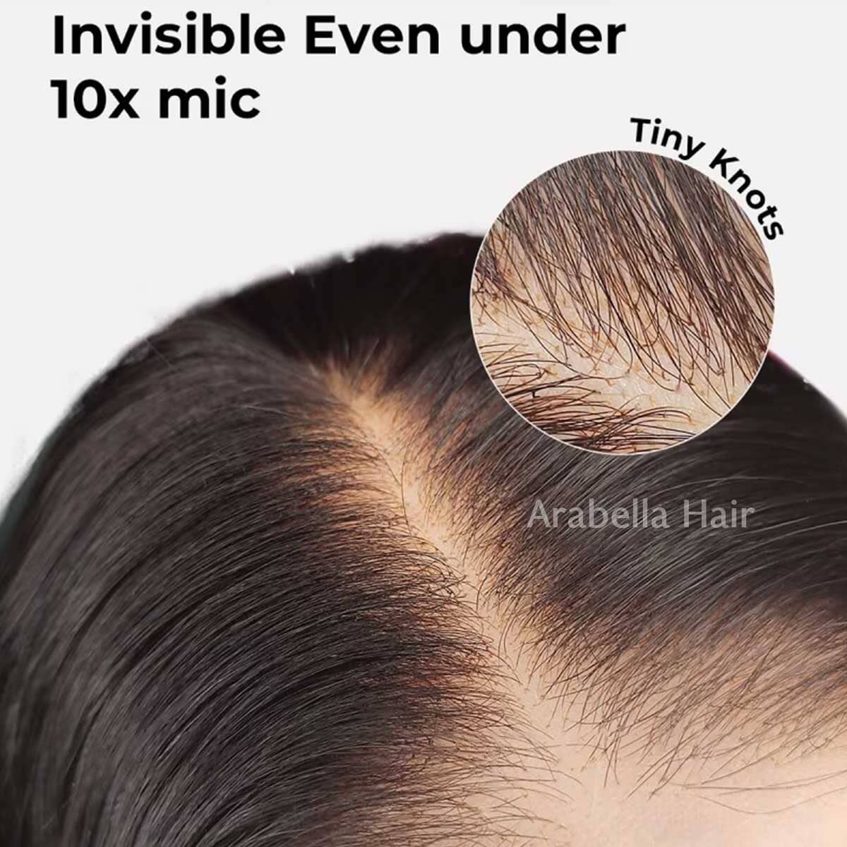 360 Lace Frontal Natural Black Long Straight Wig Free Part Ponytail Style Human Hair Wig -Arabella Hair Wigs Arabella Hair