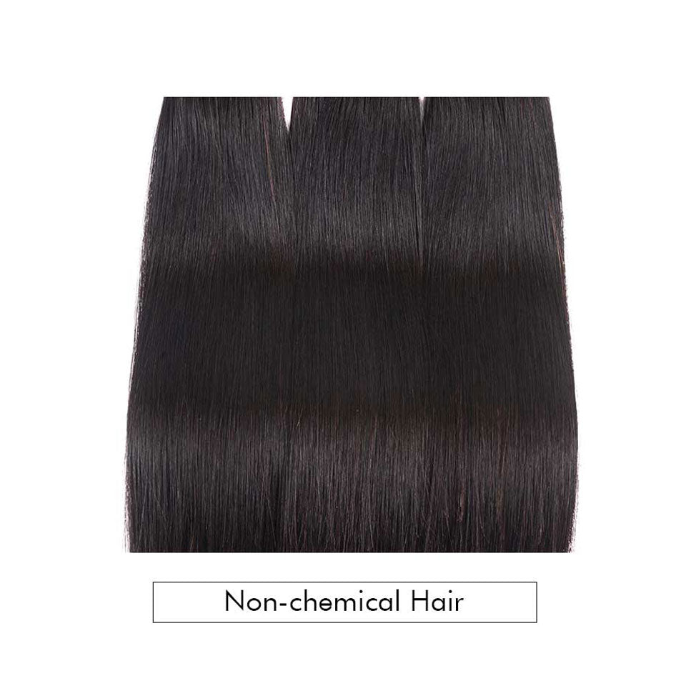15A Mink Hair Double Drawn Raw Virgin Human Hair Weaves Straight Hair 3 Bundles with Frontal Closure - arabellahair.com