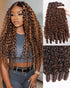 Arabella 12A Jerry Curly with Burmese Curly 3 Bundles Human Hair Weft Dark Brown Highlights Unprocessed Virgin Hair Weave