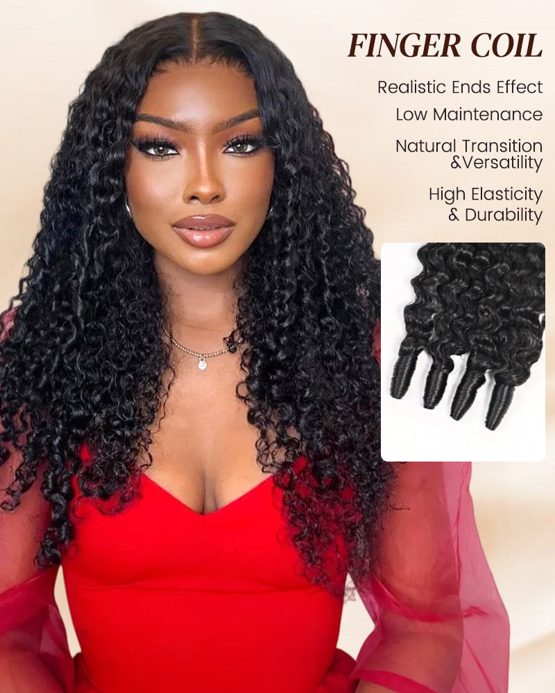 Arabella 12A Jerry Curly with Burmese Curly 3 Bundles Human Hair Weft Natural Color Unprocessed Virgin Hair Weave