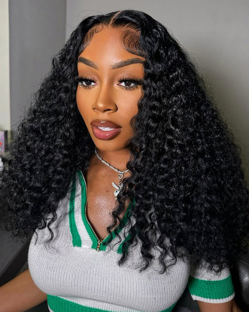 Arabella 12A Jerry Curly with Burmese Curly 3 Bundles Human Hair Weft Natural Color Unprocessed Virgin Hair Weave