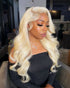 【Subscriber Deal】Arabella 13x4 Frontal Lace & 6x5 Invisible Knots Glueless 613 Blonde Body Wave Wig Invisible Knots Realistic Hairline