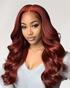 reddish brown and auburn human hair wig