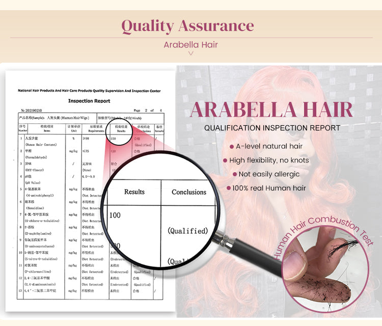 Reddish Brown Wig Inspection Report