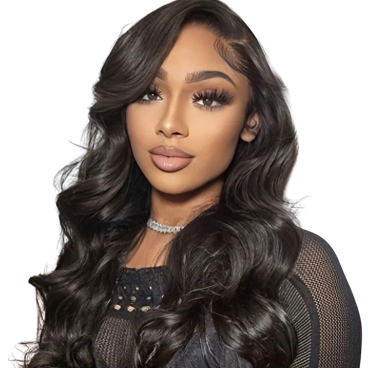 Glueless Blowout In Wavy Natural Black Pre-Cut Pre-Bleached Knots Easy-Wear Human Hair Wigs