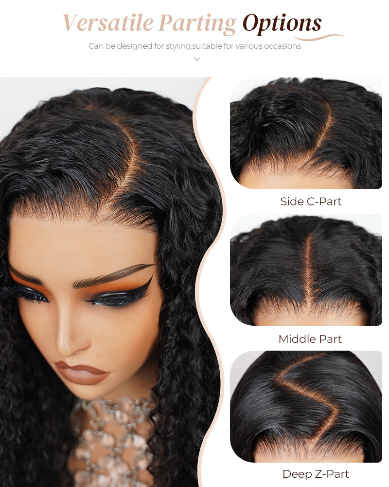 【Bogo Sale】Natural Wave Natural Black Bob Style Glueless 6x5 Lace/6x6 Lace Human Hair Wig