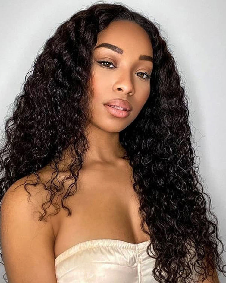 Arabella $99 Final Deal Price Varied Lace Natural Black Water Wave/Body Wave/Deep Wave Wig