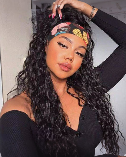 Arabella $99 Final Deal Price Varied Lace Natural Black Water Wave/Body Wave/Deep Wave Wig