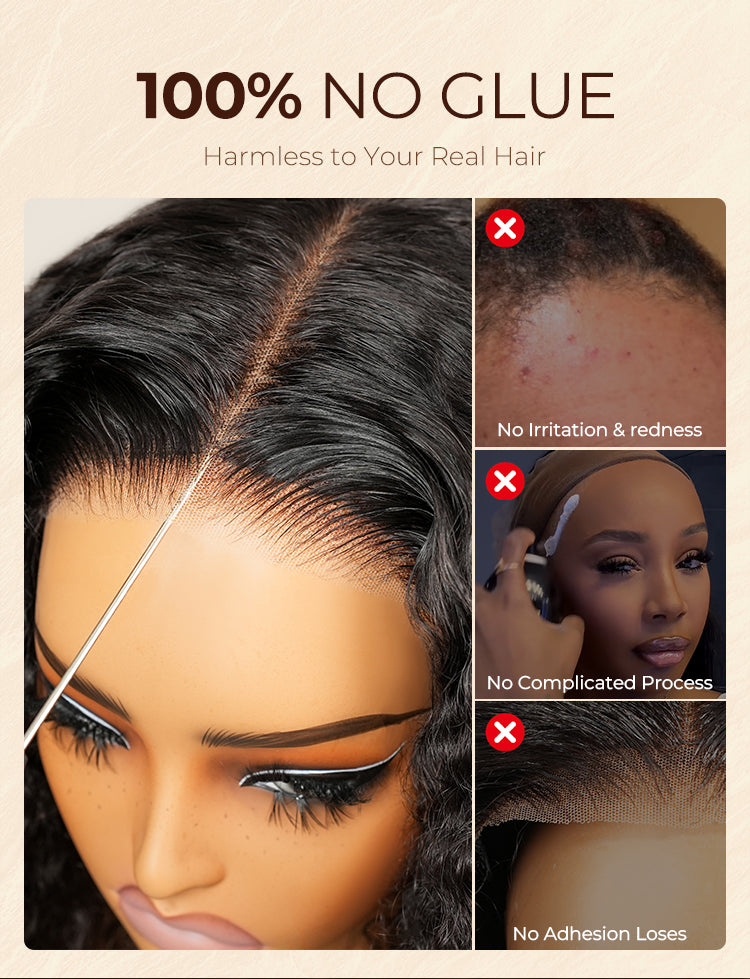 Arabella 3D Lace Half Wig Yak Straight Wig