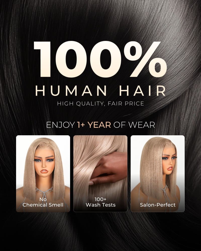 [2ND=$39] Arabella 6x5 Invisible Knots Glueless Milk Tea Brown Straight Bob Wig Pre-cut Lace Beginner Friendly