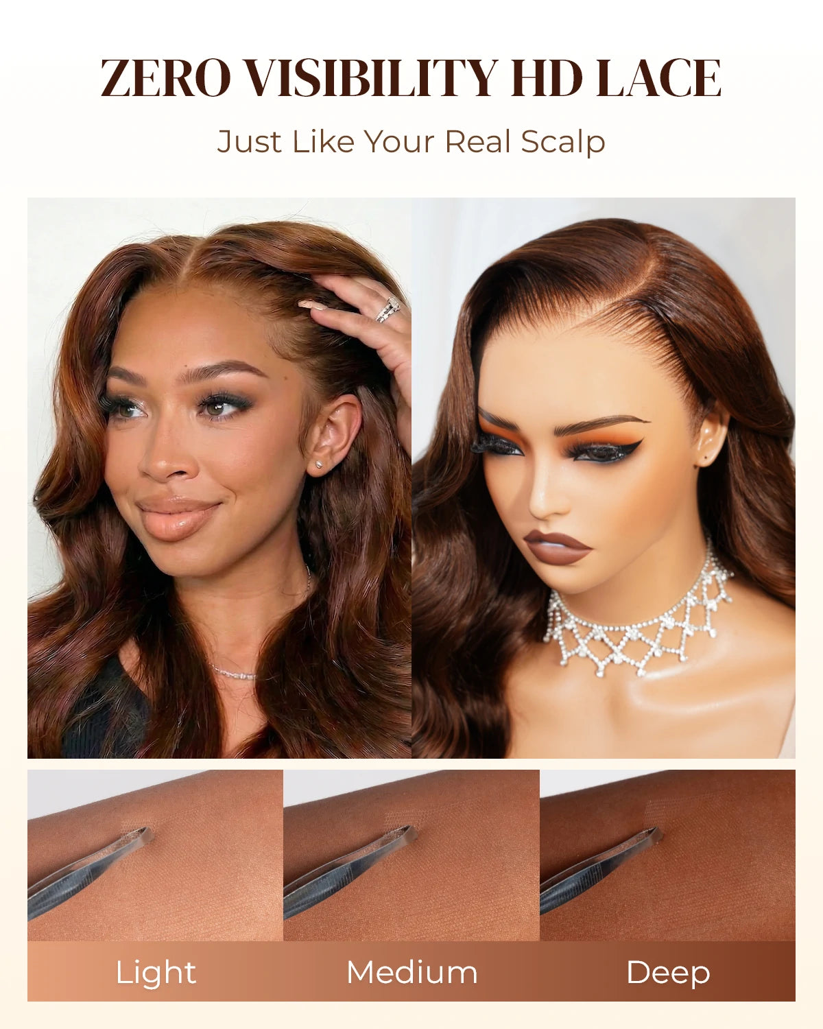 Arabella_Zero_Visibility_HD_lace_Scalp_Melt_Finish_Undetectable_Hairline_chocolate_brown_hair_4-BW