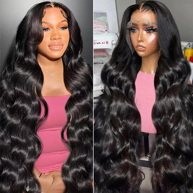 【30&quot; Super Sale】Minimalist Series Glueless 13x4 Lace Front Pre-Bleached Knots Natural Black Body Wave/Straight/Curly Human Hair Wig