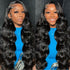 Arabella 【30" Super Sale】 6x5 Invisible Knots Glueless & 13x4 Lace Front Pre-Bleached Knots Natural Black Body Wave/Straight/Curly Human Hair Wig Body Wave