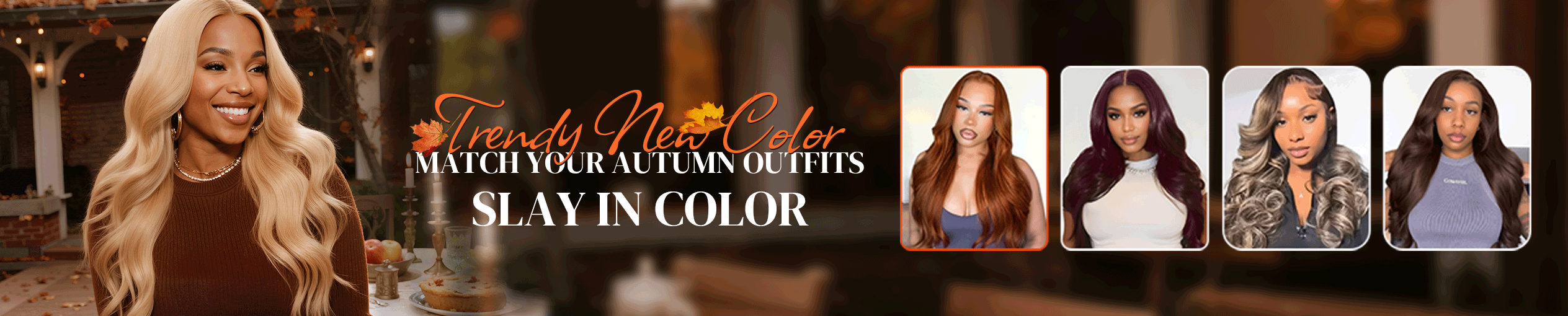 Colored Wig Collection Banner