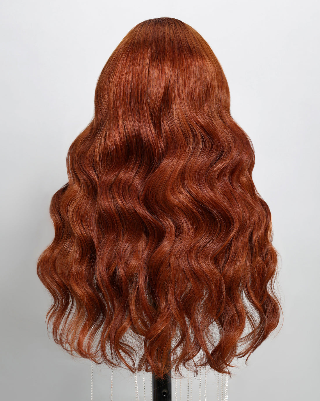 Dark Copper Ginger Glueless Wig