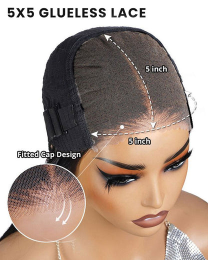 【Bogo Sale】Piano Highlight Colored Body Wave 5x5 Glueless Lace Human Hair Wigs