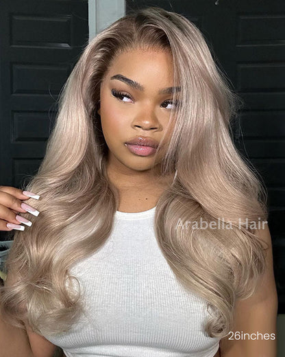 Arabella 613 Blonde 13x4 Lace Glueless Body Wave Free Part Long Wig Easily Redyed 100% Virgin Human Hair