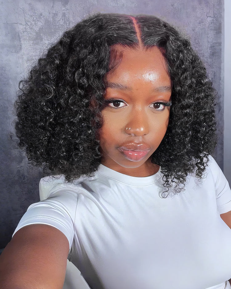 Free Bob Wig over $399 - Natural Black/Balayage Highlight Pre-Cut 6x5/6x6 Lace Human Hair Wig