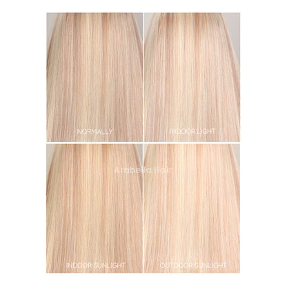 Arabella 13x6 Three-Go™ Glueless Blonde Highlight Loose  Body Wave/Silky Straight Wig With Drawstring For Beginner