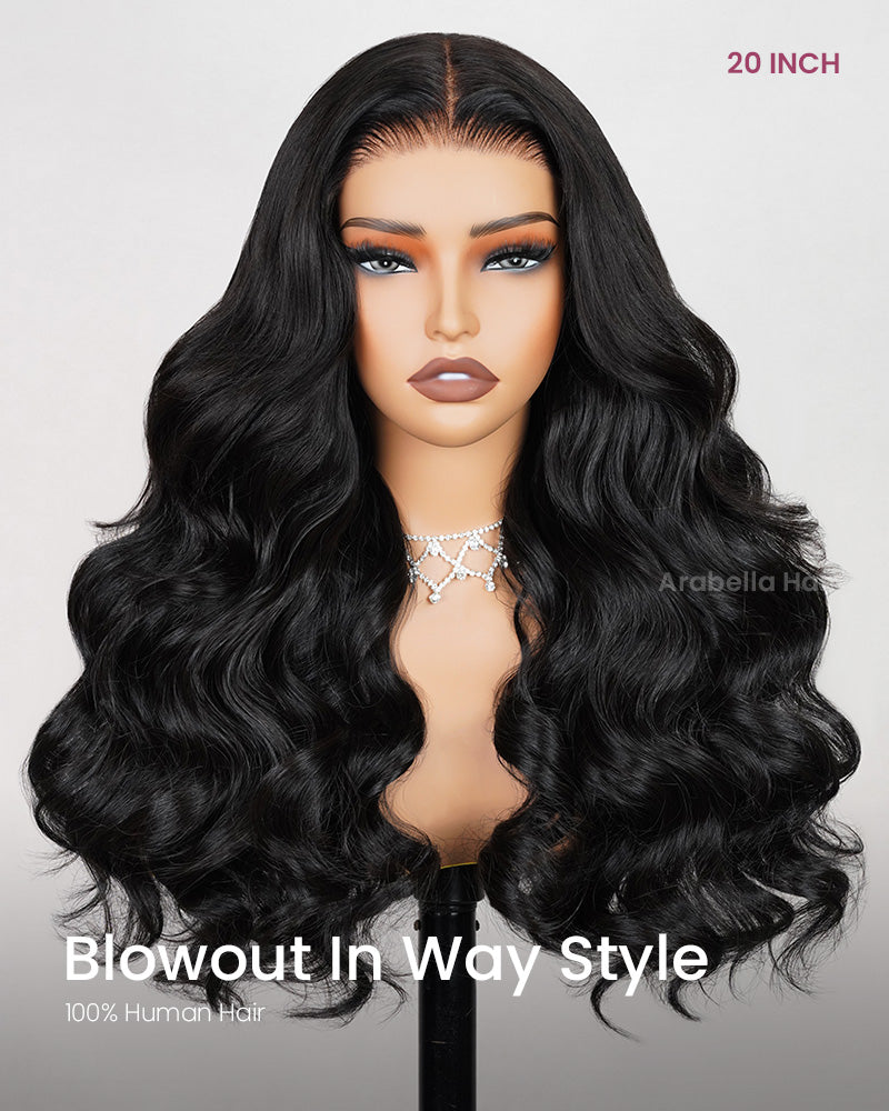 【Super Sale】Pre-Cut Glueless 6-inch Deep Lace Super Silky Straight/ Wavy/ Special Kinky Curl Wig Mini Knots Easy-Wear Natural Black Human Hair Wigs