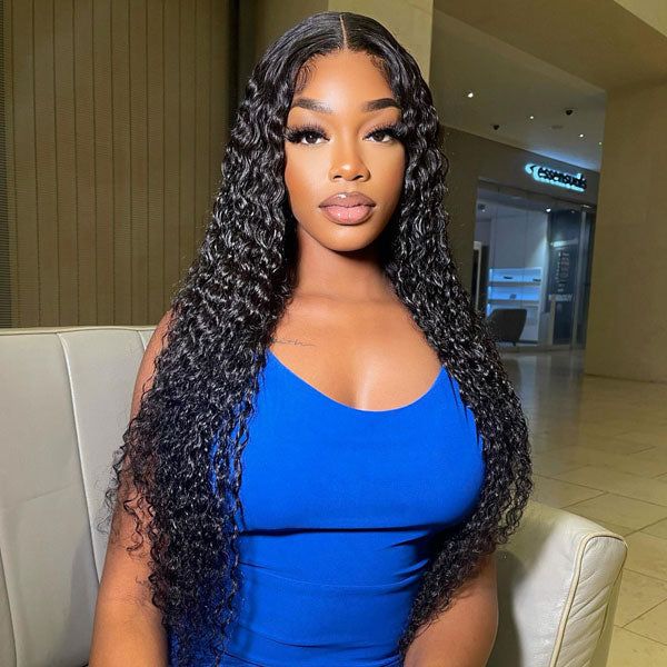 【30&quot; Super Sale】Minimalist Series Glueless 13x4 Lace Front Pre-Bleached Knots Natural Black Body Wave/Straight/Curly Human Hair Wig