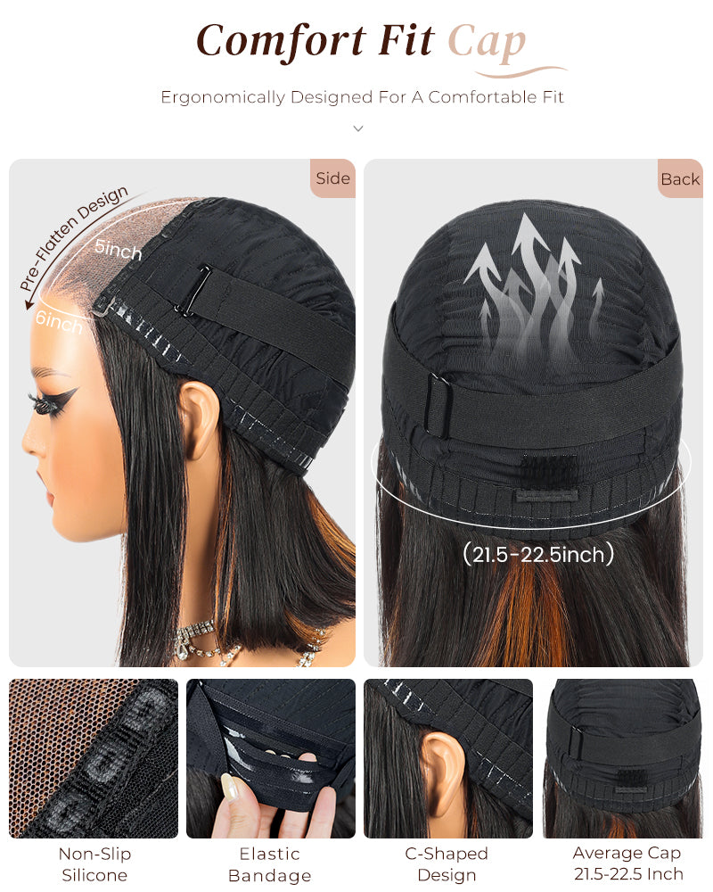 Arabella Highlights Color Natural Loose Wave Wig Cap