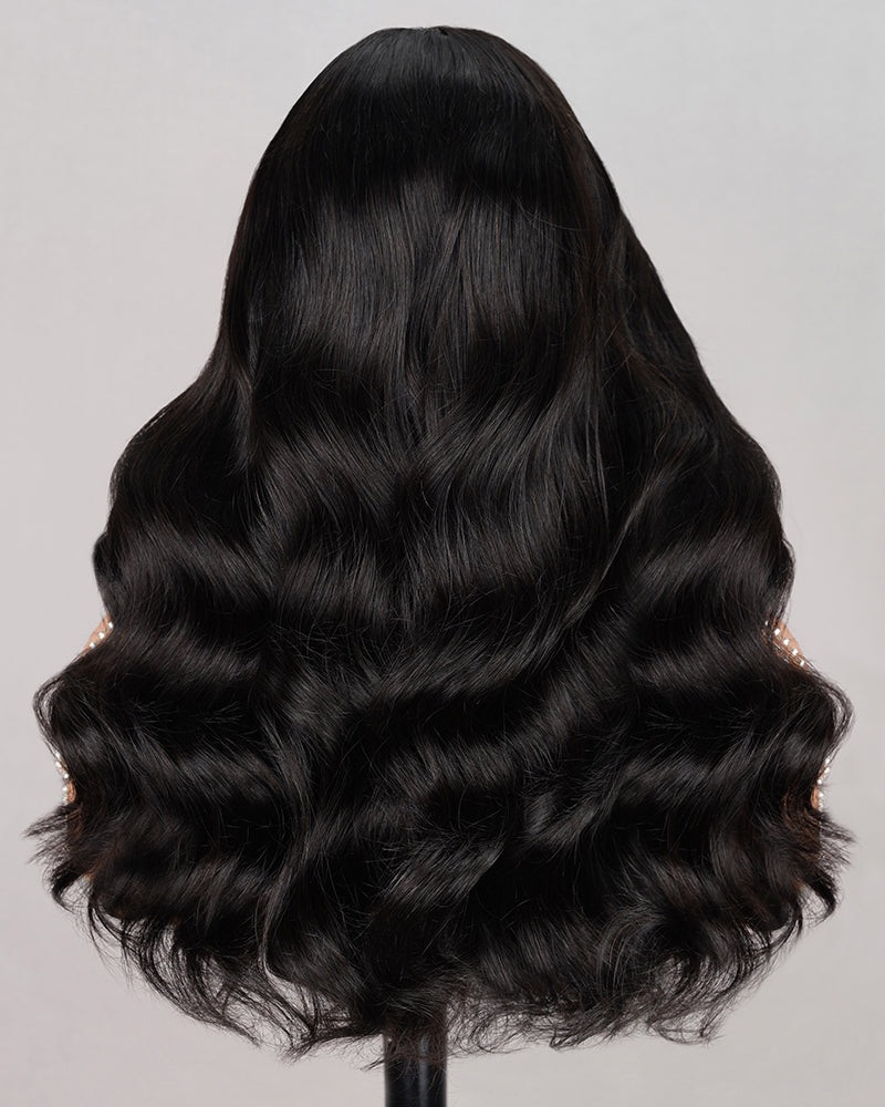 【Bogo Sale】Limited Design Loose Body Wave Glueless 6x5 Pre-Cut Lace Natural Black Human Hair Wigs