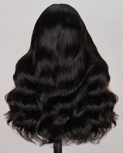 【Bogo Sale】Limited Design Loose Body Wave Glueless 6x5 Pre-Cut Lace Natural Black Human Hair Wigs