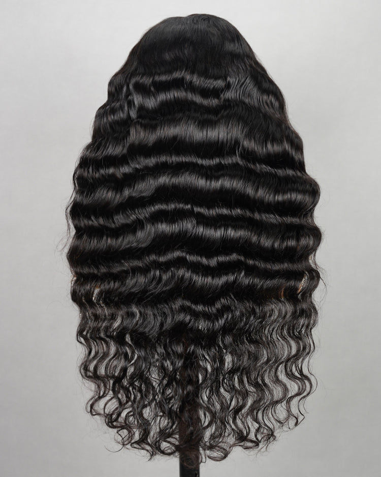Arabella 6x5 invisible knots Glueless Natural Loose Deep Wave Wig Pre-cut Lace Natural Black Beginner Friendly