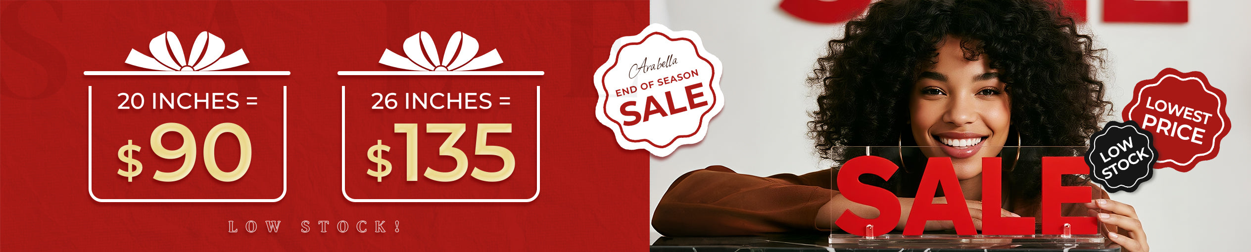 clearance sale banner