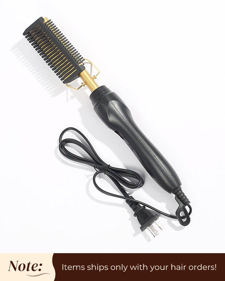[Free Gift] Arabella Simple Home Wig Care Electric Perm Comb