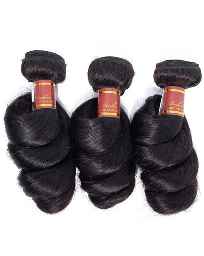 {12A 3Pcs} Loose Wave 3 Bundles 12A Unprocessed Virgin Hair Weave