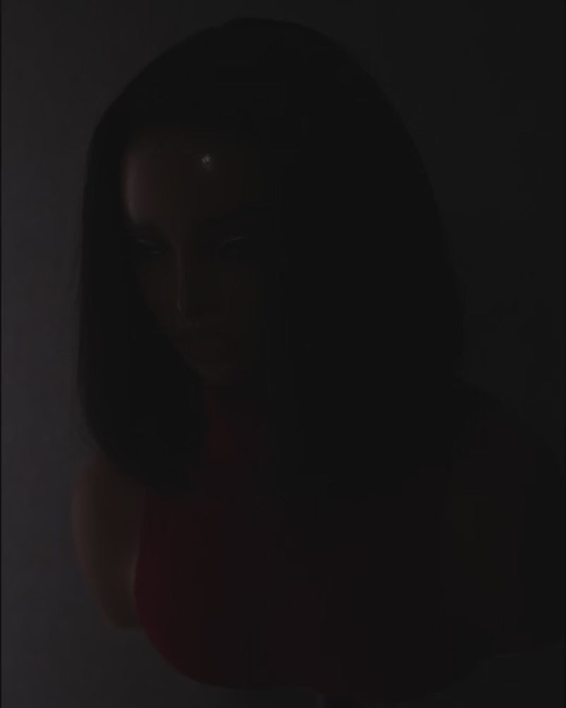 Arabella 6x5 invisible knots Glueless Straight Bob Wig Pre-cut Lace Natural Black Beginner Friendly