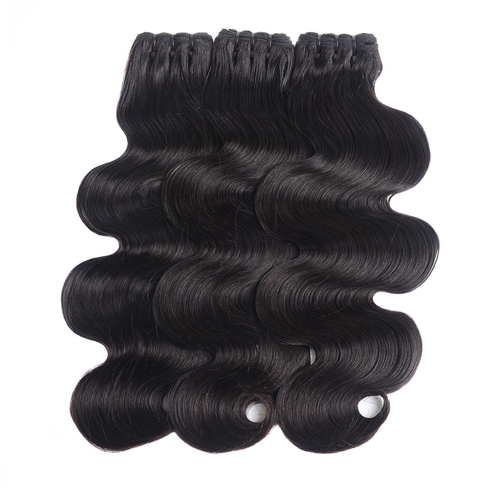 15A Mink Hair Double Drawn Raw Virgin Human Hair Weaves Body Wave 3 Bundles with  Frontal Closure - arabellahair.com